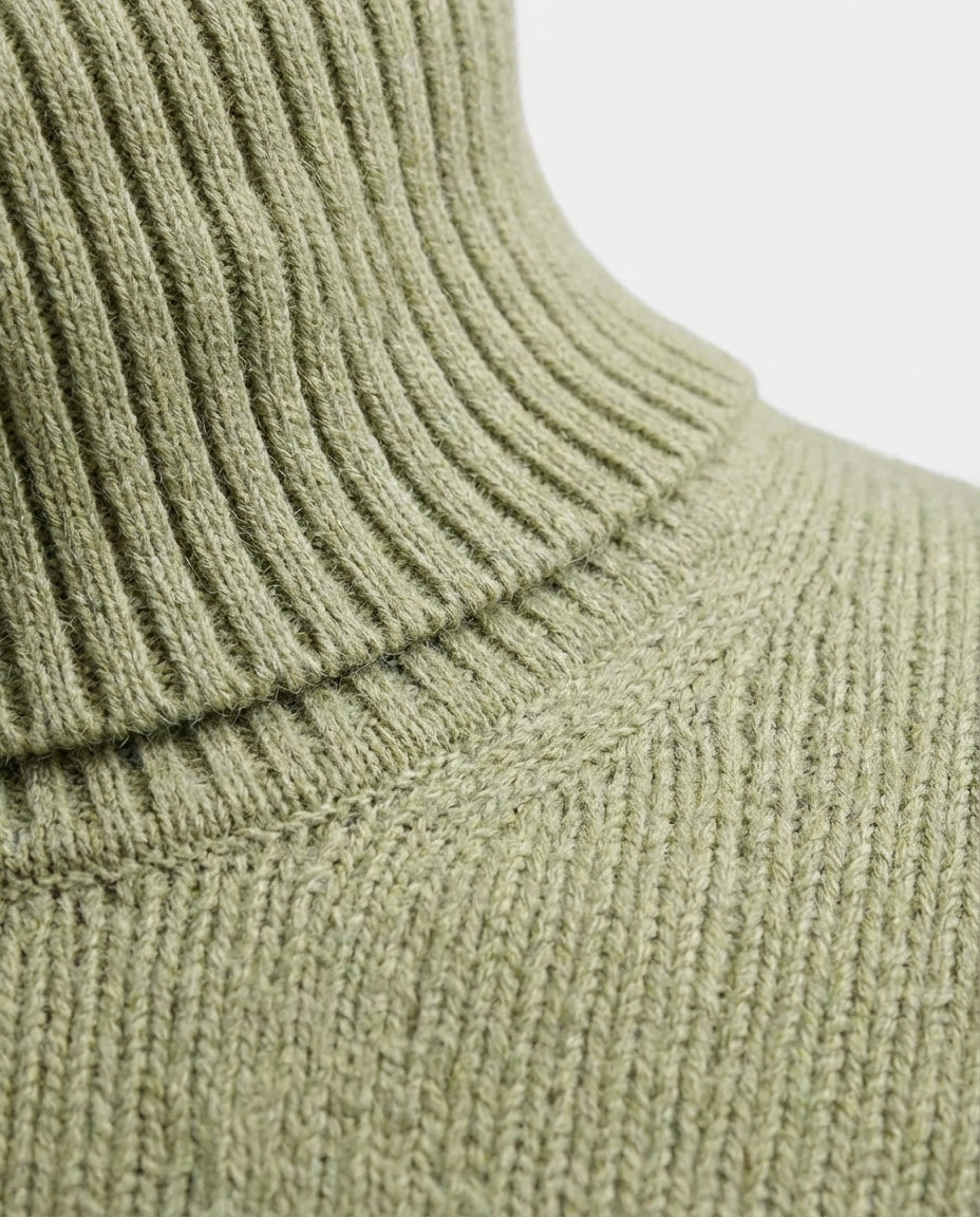 Marceau Textured Lightweight Knit Pullover - Green