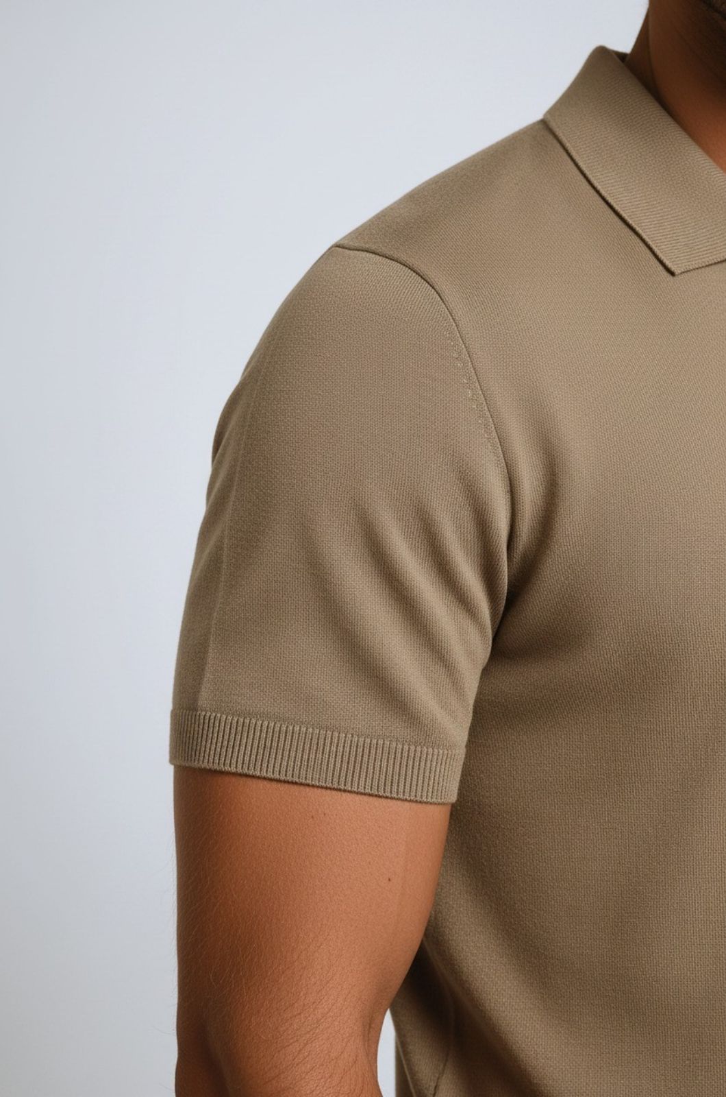 Polo Shirt Men in Technical Fabric Slim Fit