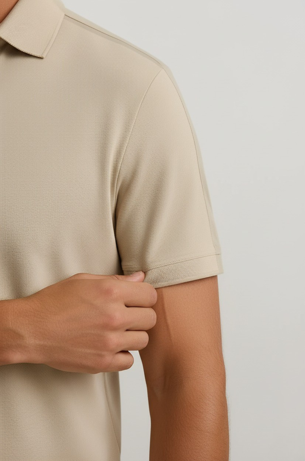 Men's Polo Shirt in Technical Fabric Slim Fit