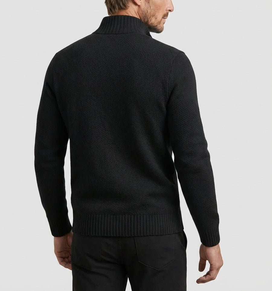 Milan Full-Zip Everyday Winter Vest - Black