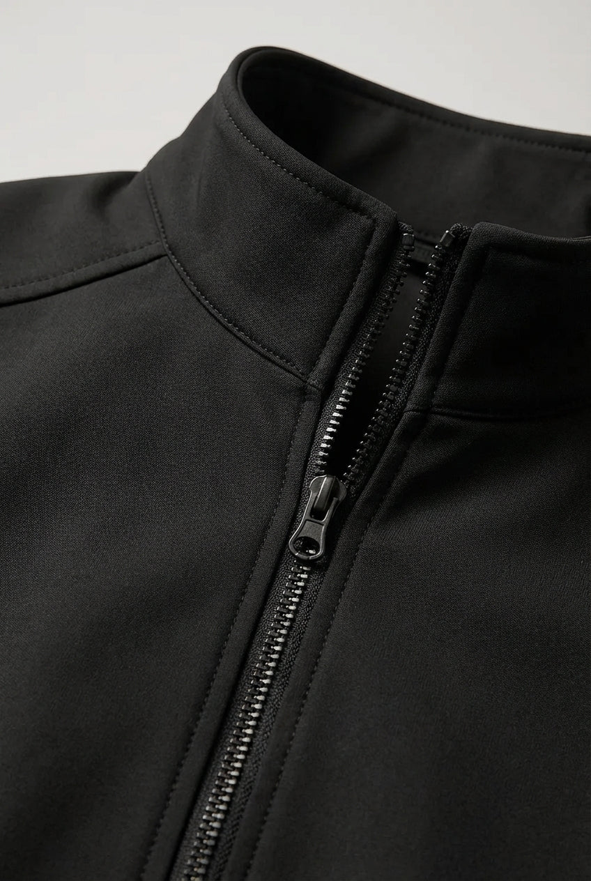 Black Suede Jacket for Men – Modern Casual Outerwear