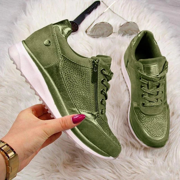 Elara | Comfort Zip Sneakers