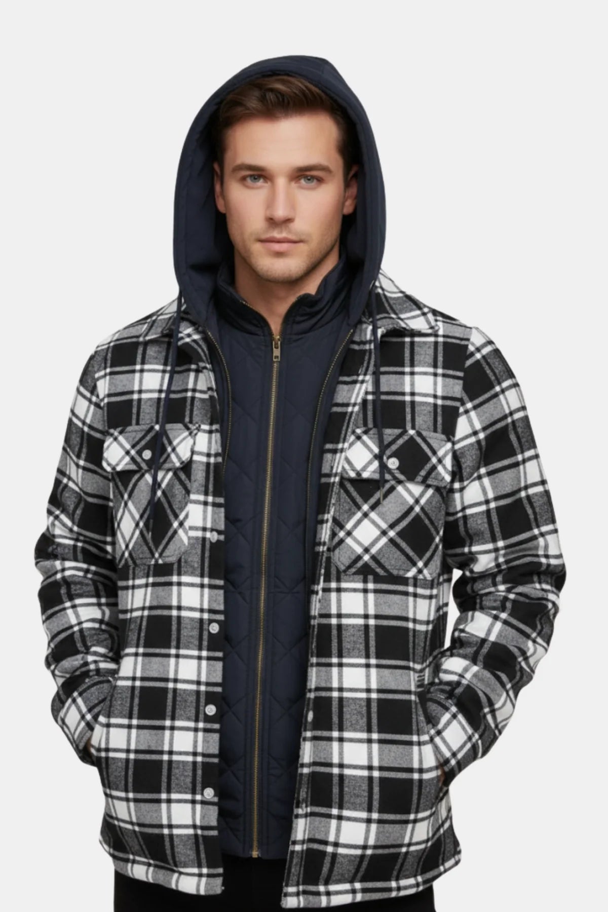 Classic Check Hooded Jacket
