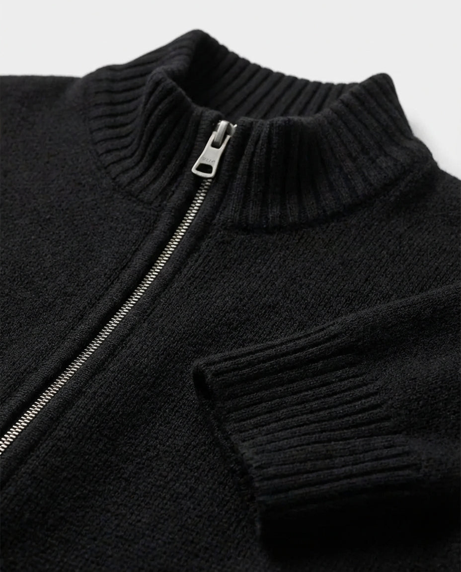 Milan Full-Zip Everyday Winter Vest - Black