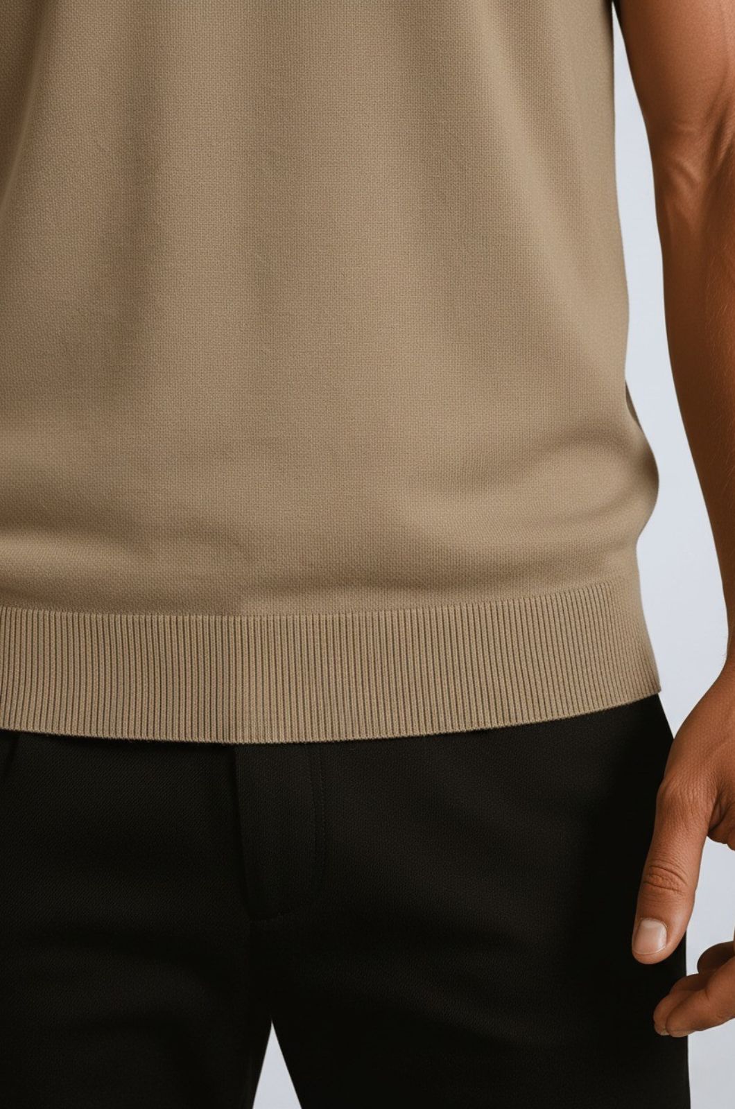 Polo Shirt Men in Technical Fabric Slim Fit