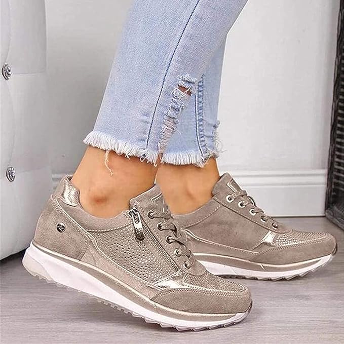 Elara | Comfort Zip Sneakers