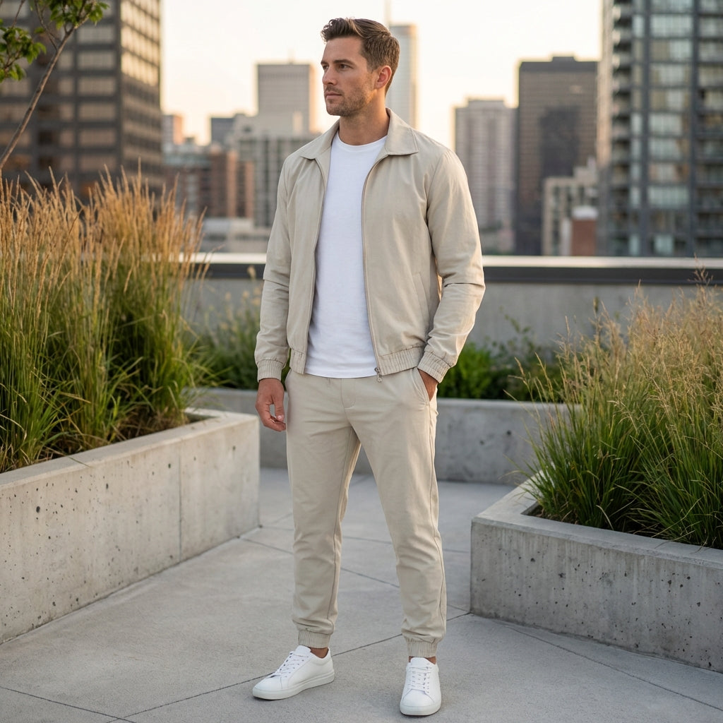 Silver Mist Tech Suit