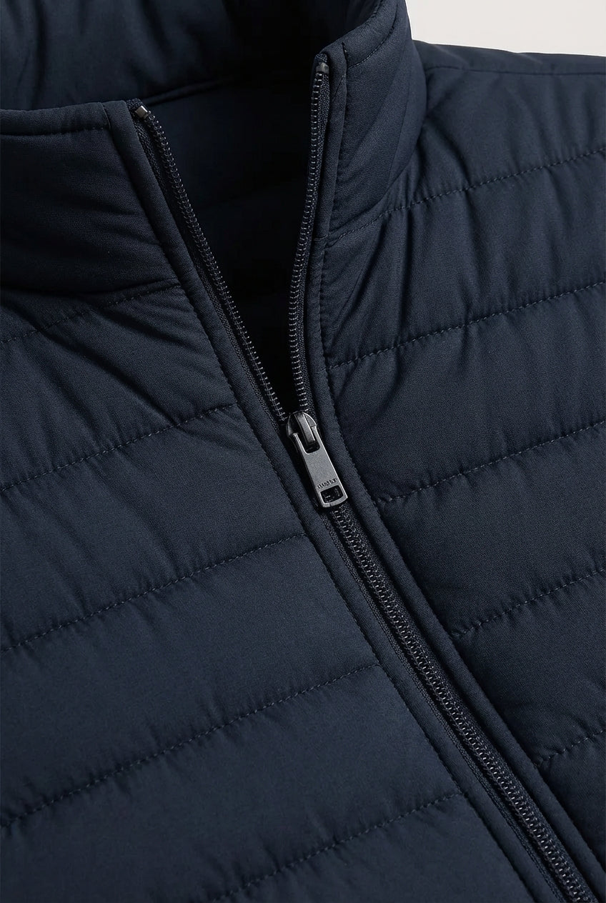 Premium Men's Navy Blue Puffer Vest