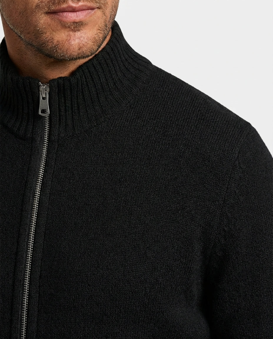 Milan Full-Zip Everyday Winter Vest - Black