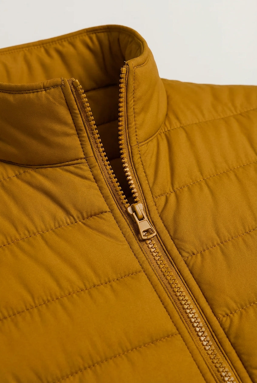 Premium Men's Turmeric Puffer Vest