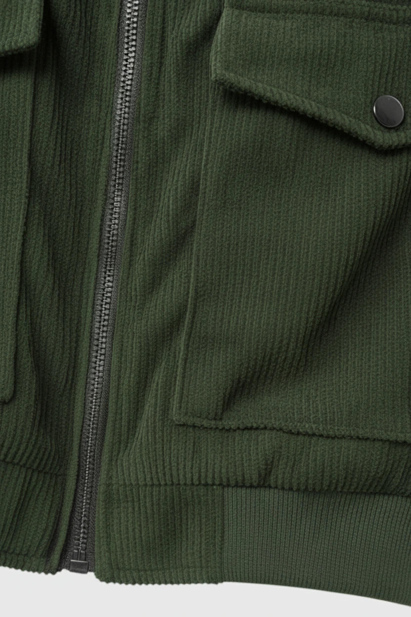 Men's Corduroy Jacket – Army Green