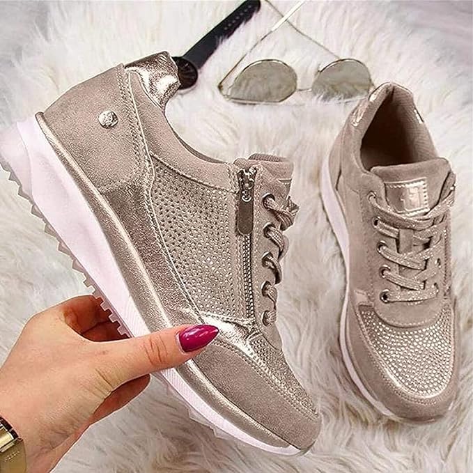 Elara | Comfort Zip Sneakers
