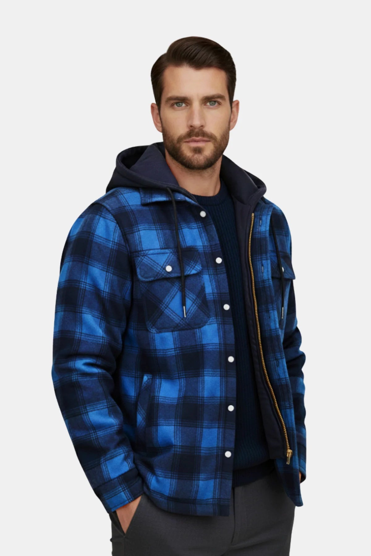 Classic Check Hooded Jacket