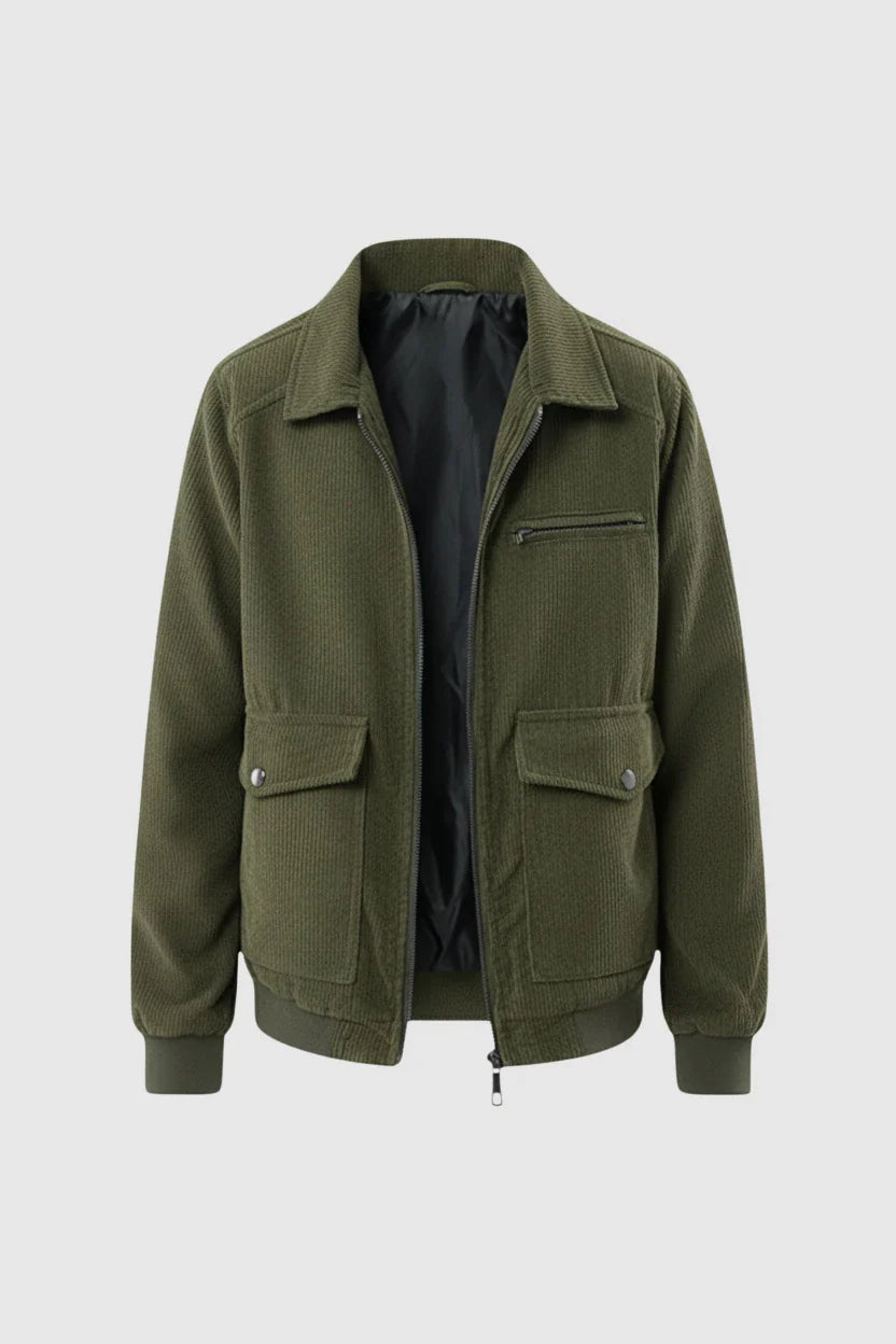 Men's Corduroy Jacket – Army Green