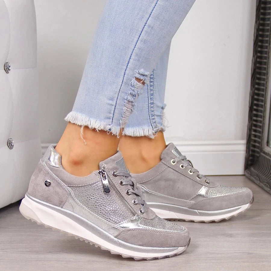 Elara | Comfort Zip Sneakers