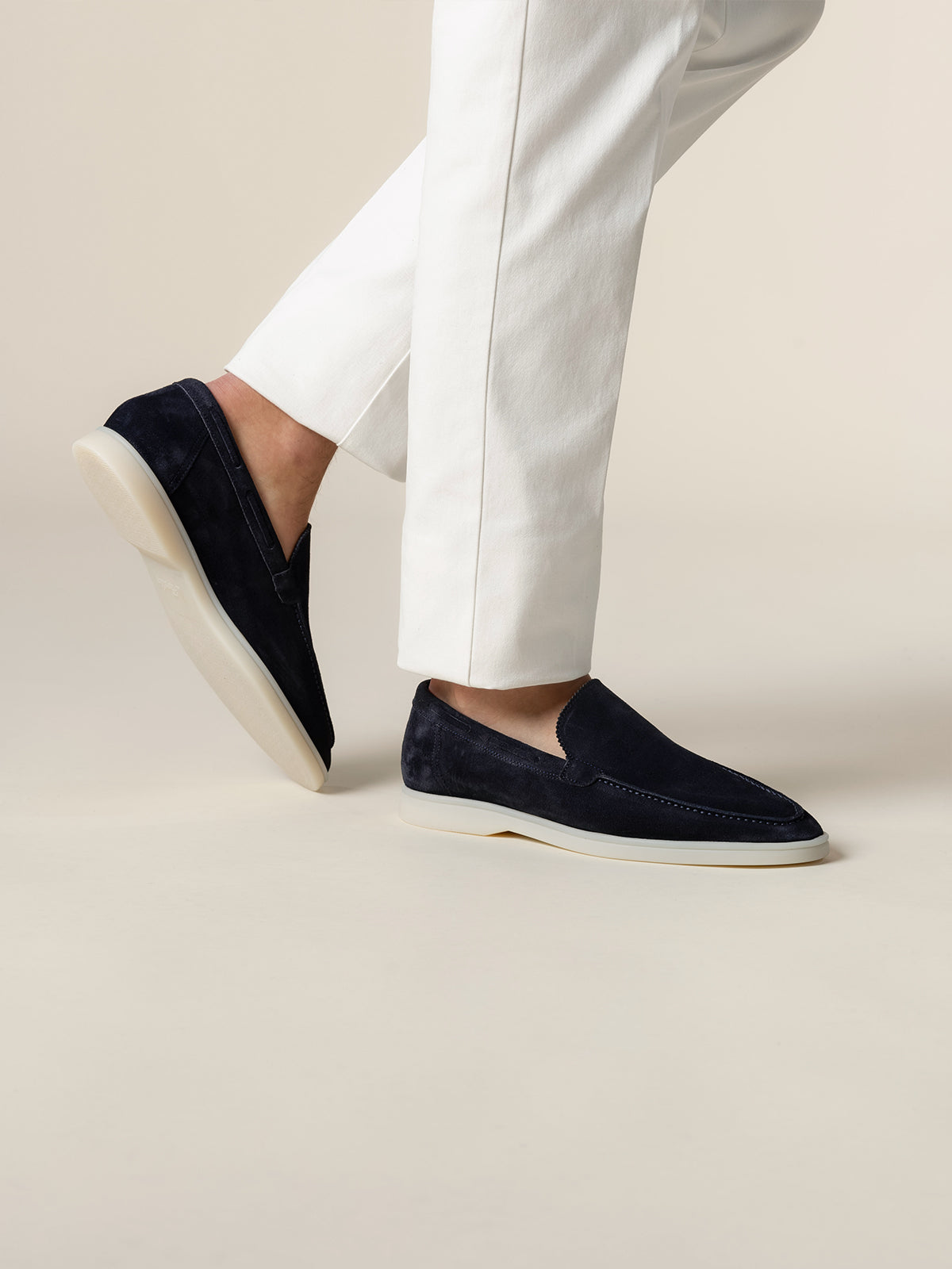 Dark Navy Loafers