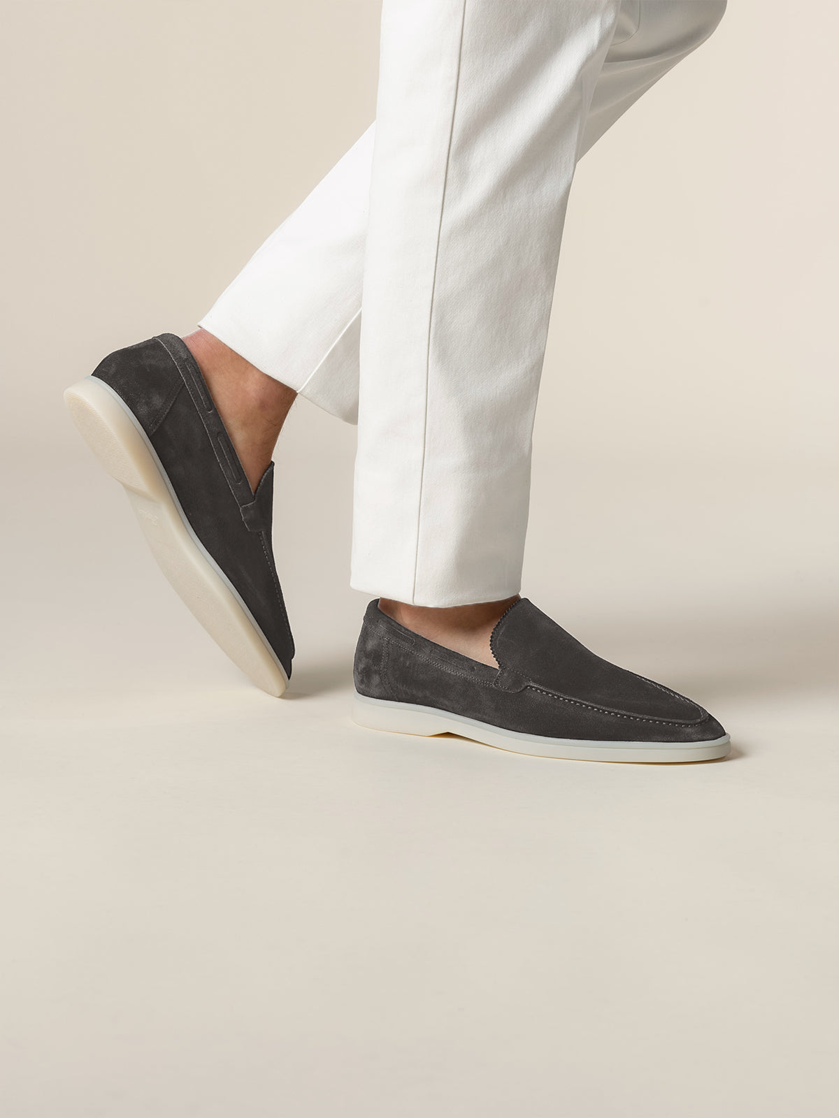 Dark Grey Loafers