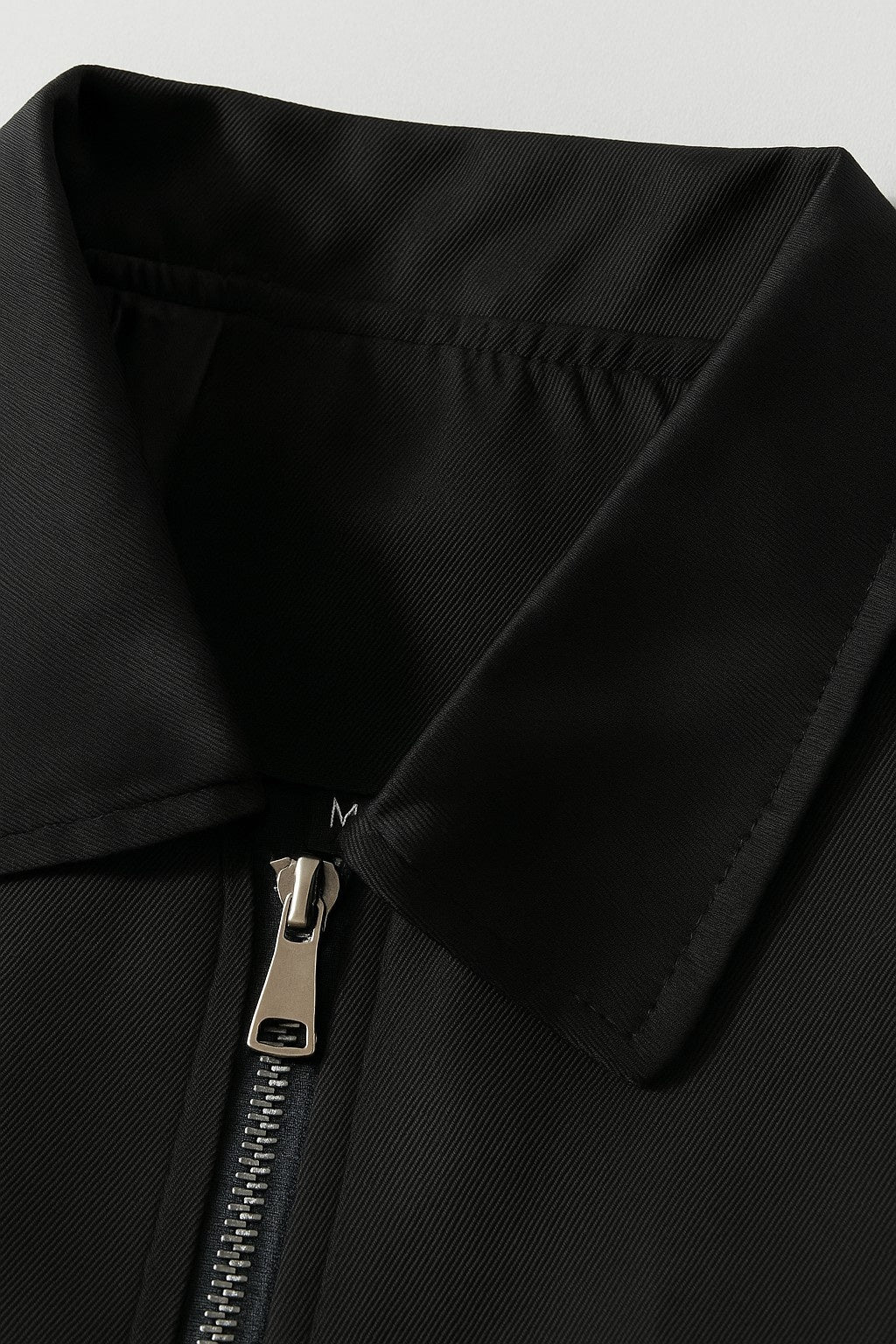 Lightweight Twill Jacket for Men – Black – Regular Fit