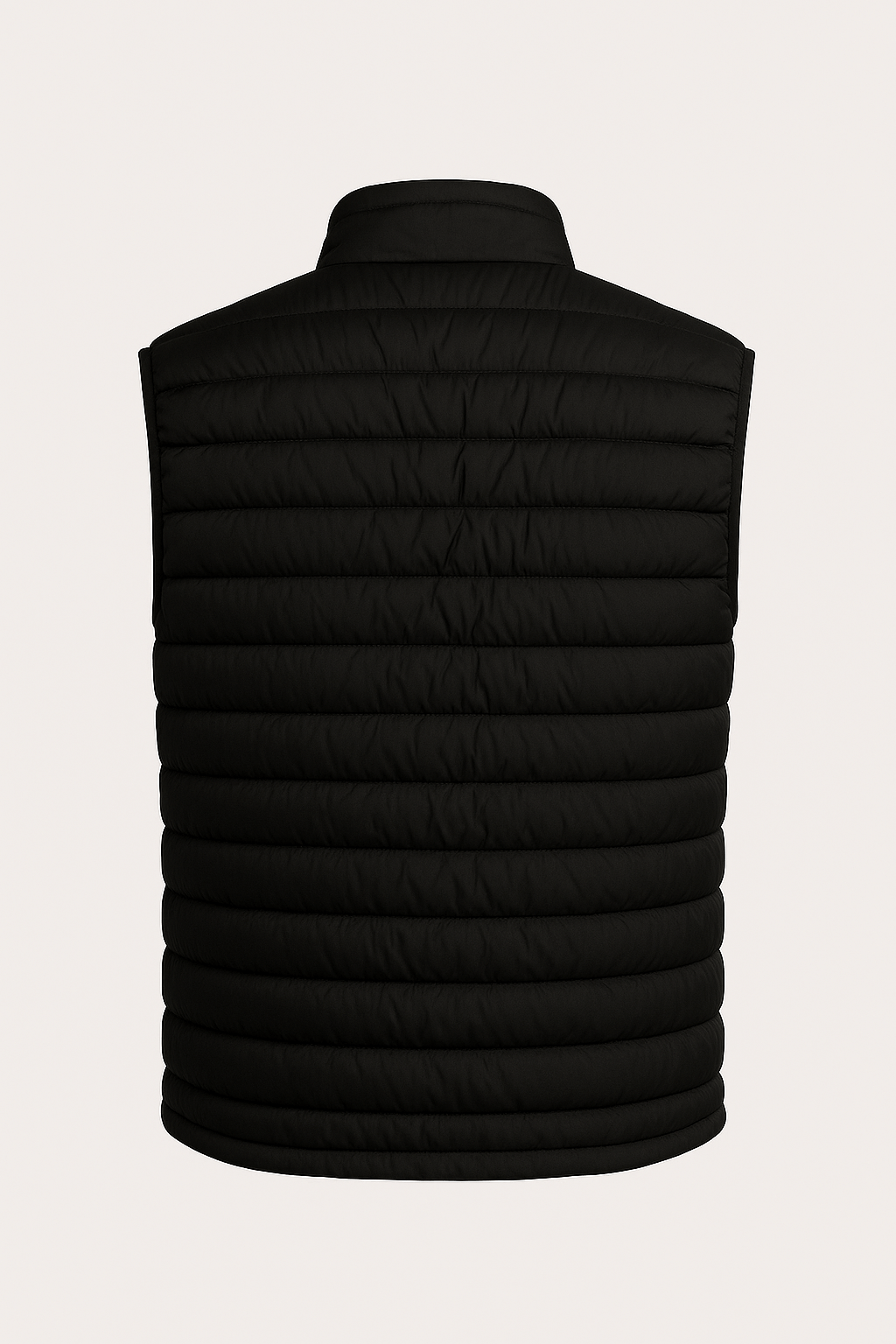 Premium Men's Black Puffer Vest