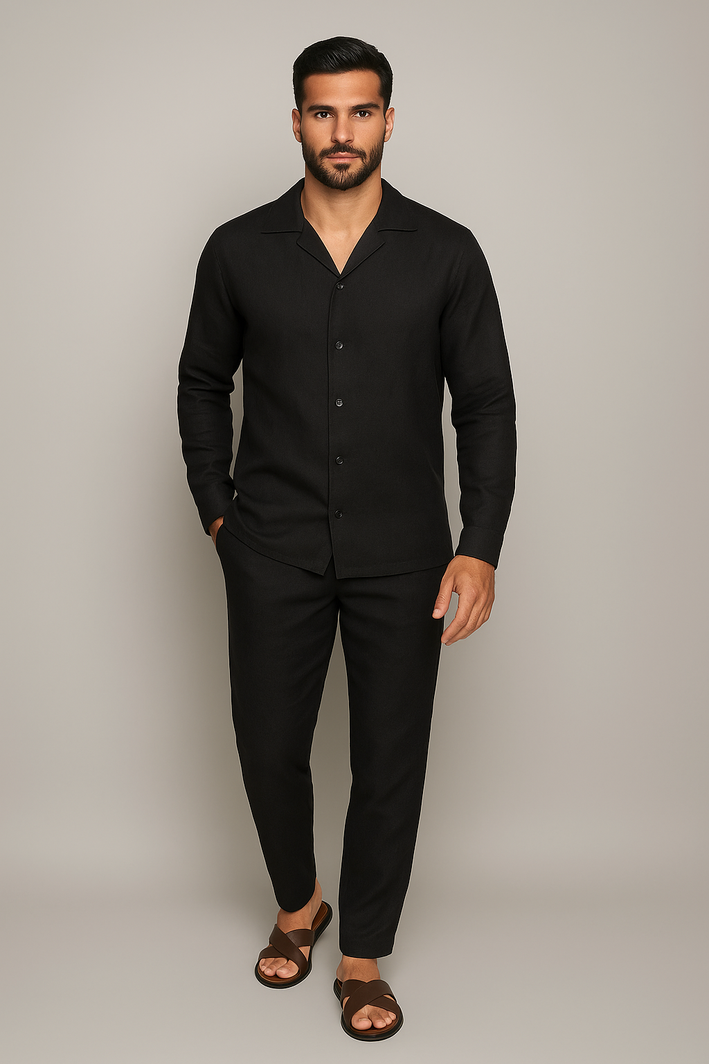 Ink Black Trouser