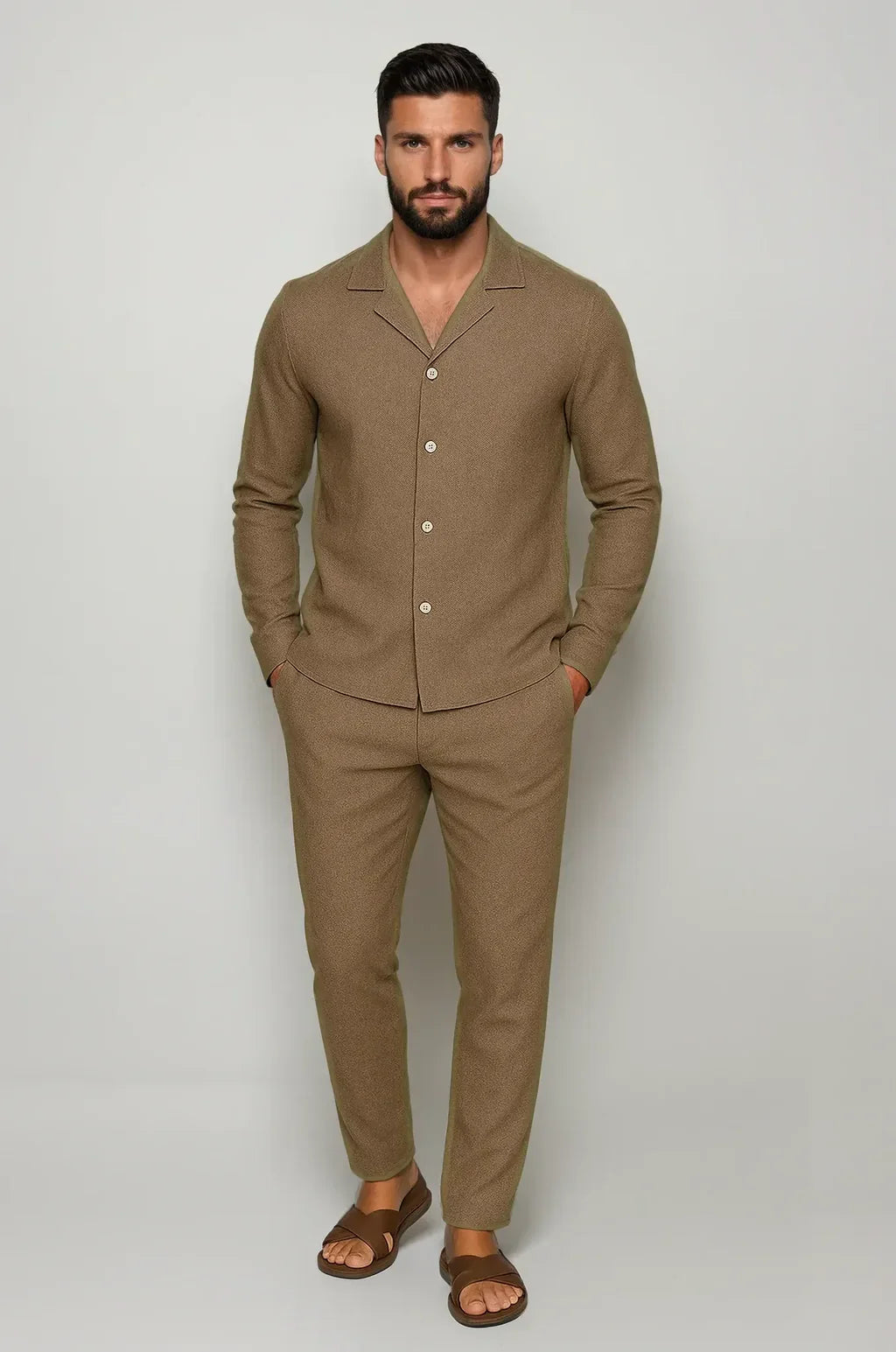 Mocha Shirt Linen