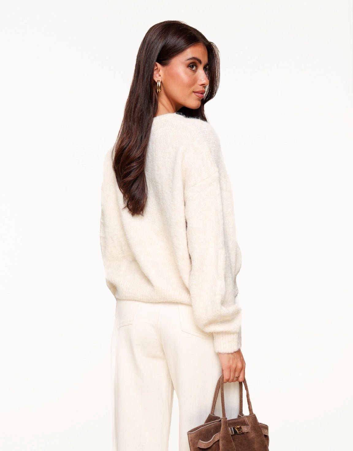 Beige Basic Gebreide - Vest