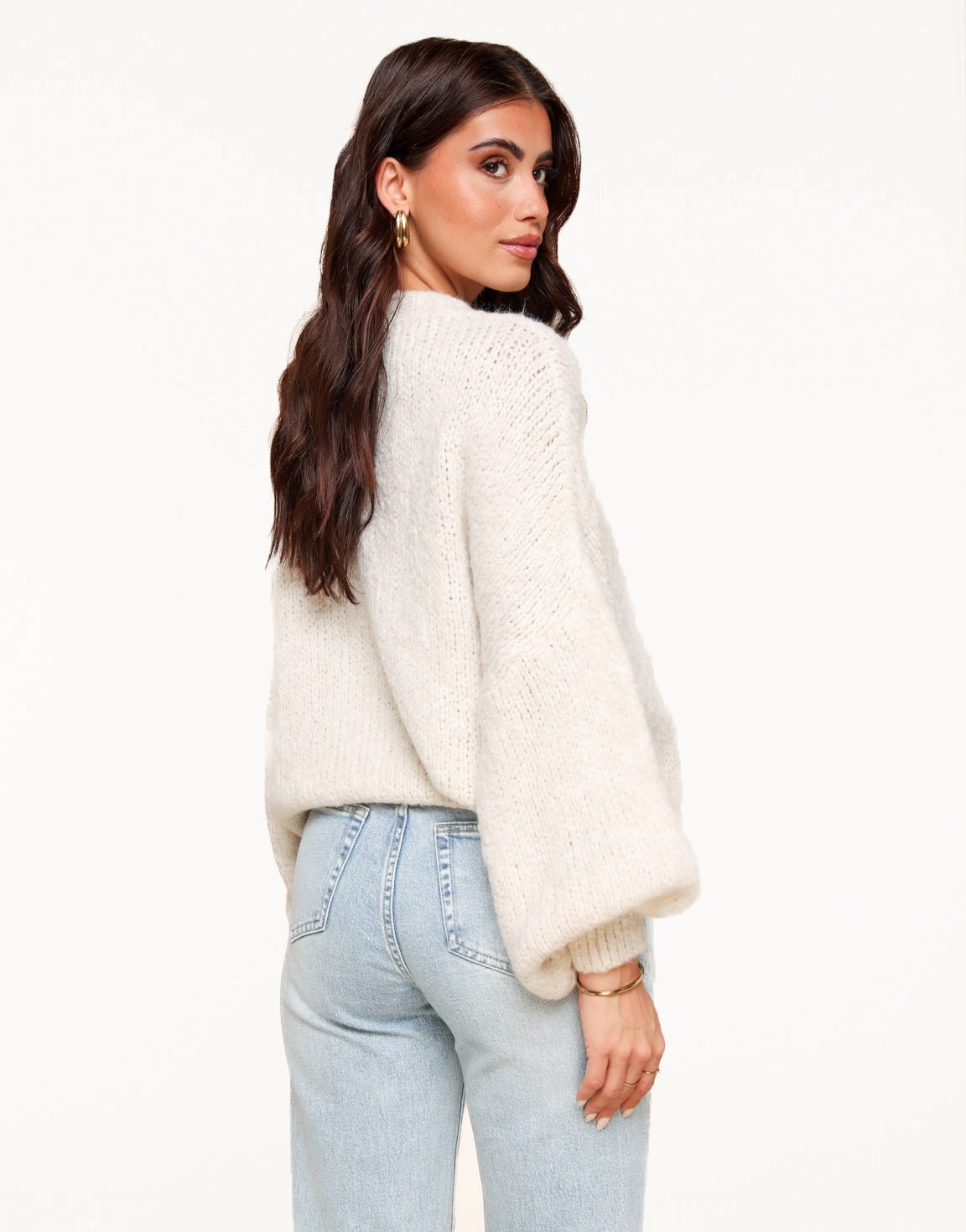 Cream Wool Knit - Sweater
