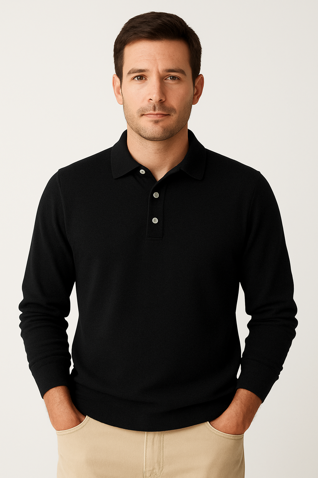 Long Sleeve Polo