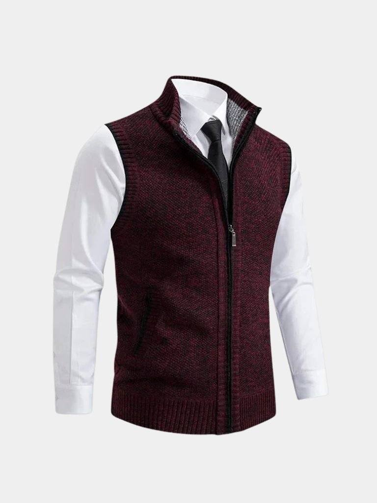 Elegant Gilet with Full Zip