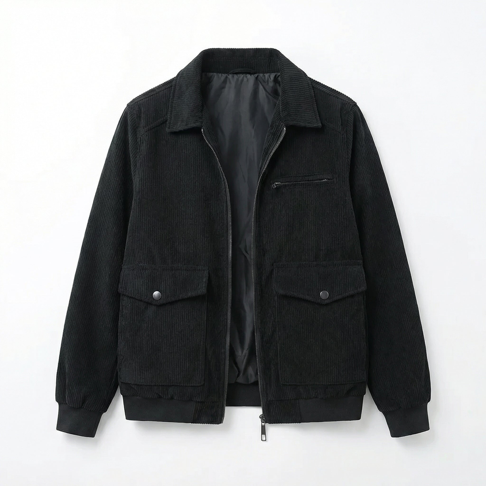 Men's Corduroy Jacket - Black