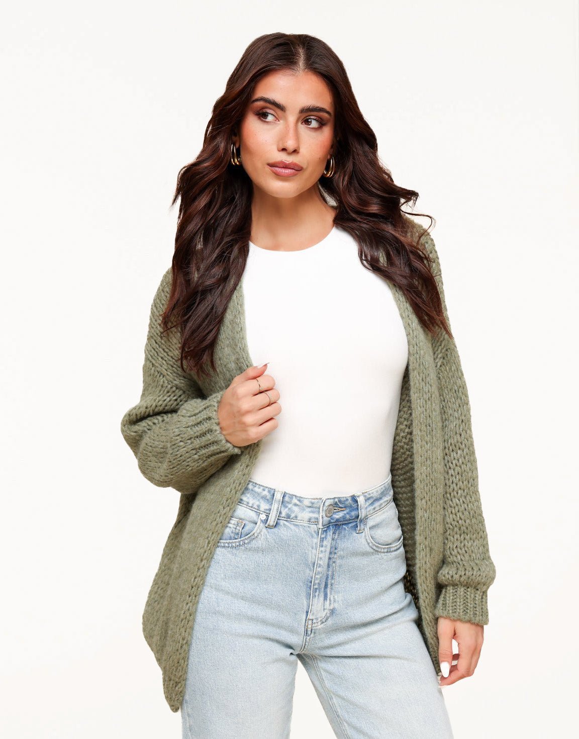 Light Army Green Wool - Vest