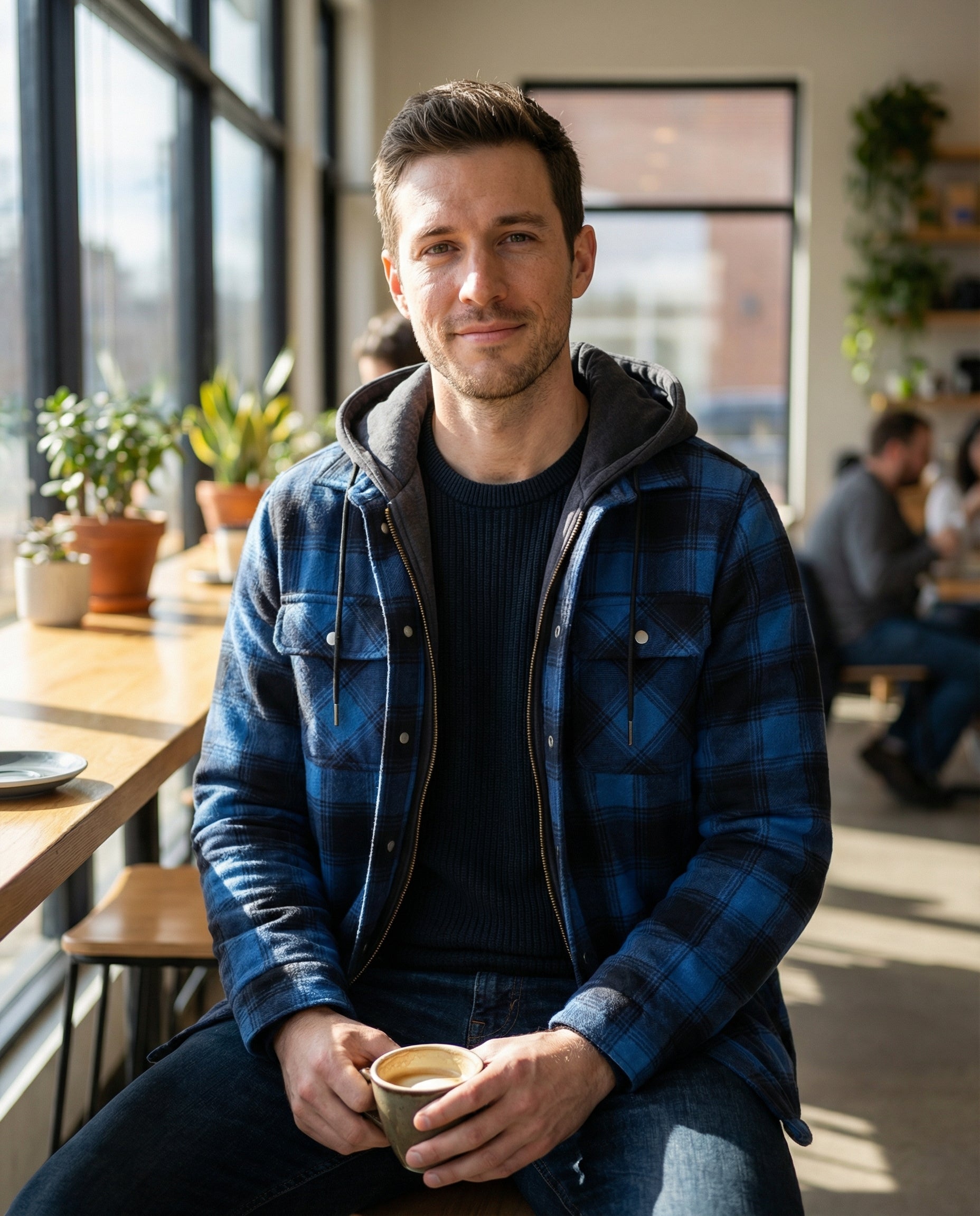 Classic Check Hooded Jacket