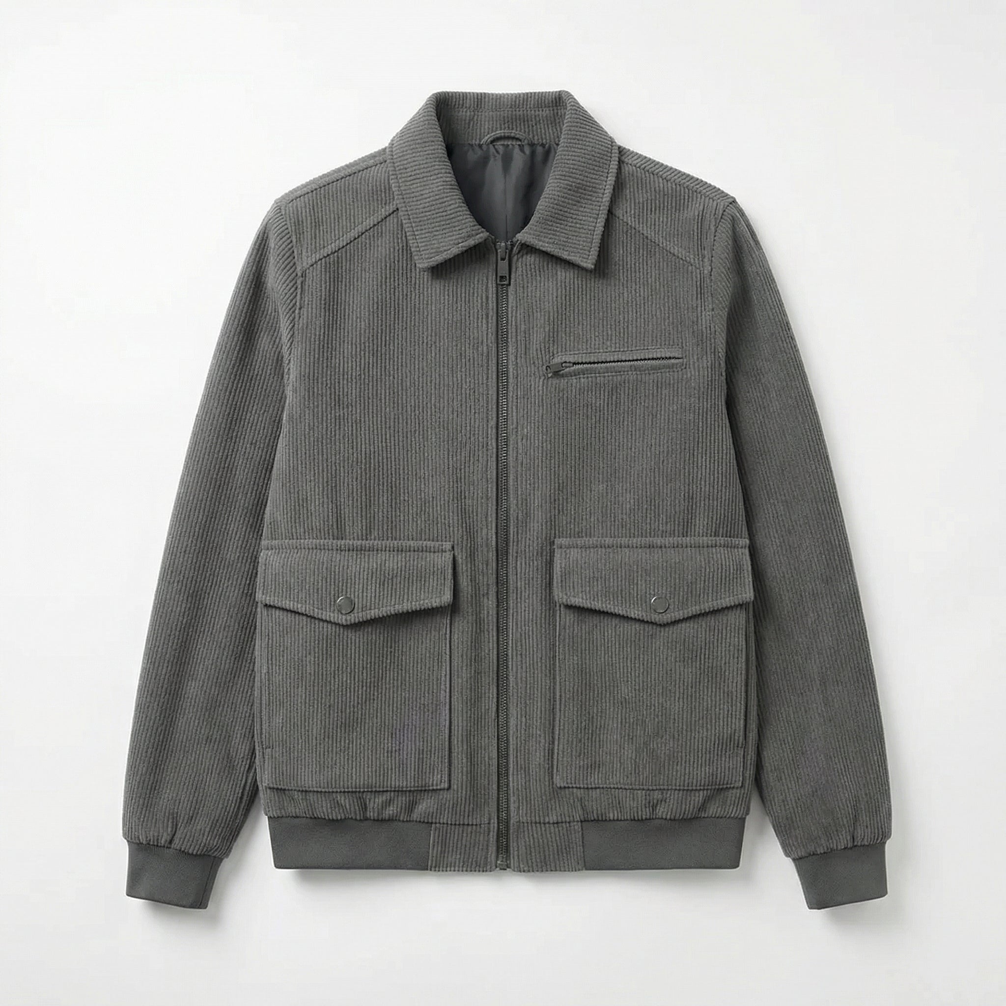 Men's Corduroy Jacket – Gray