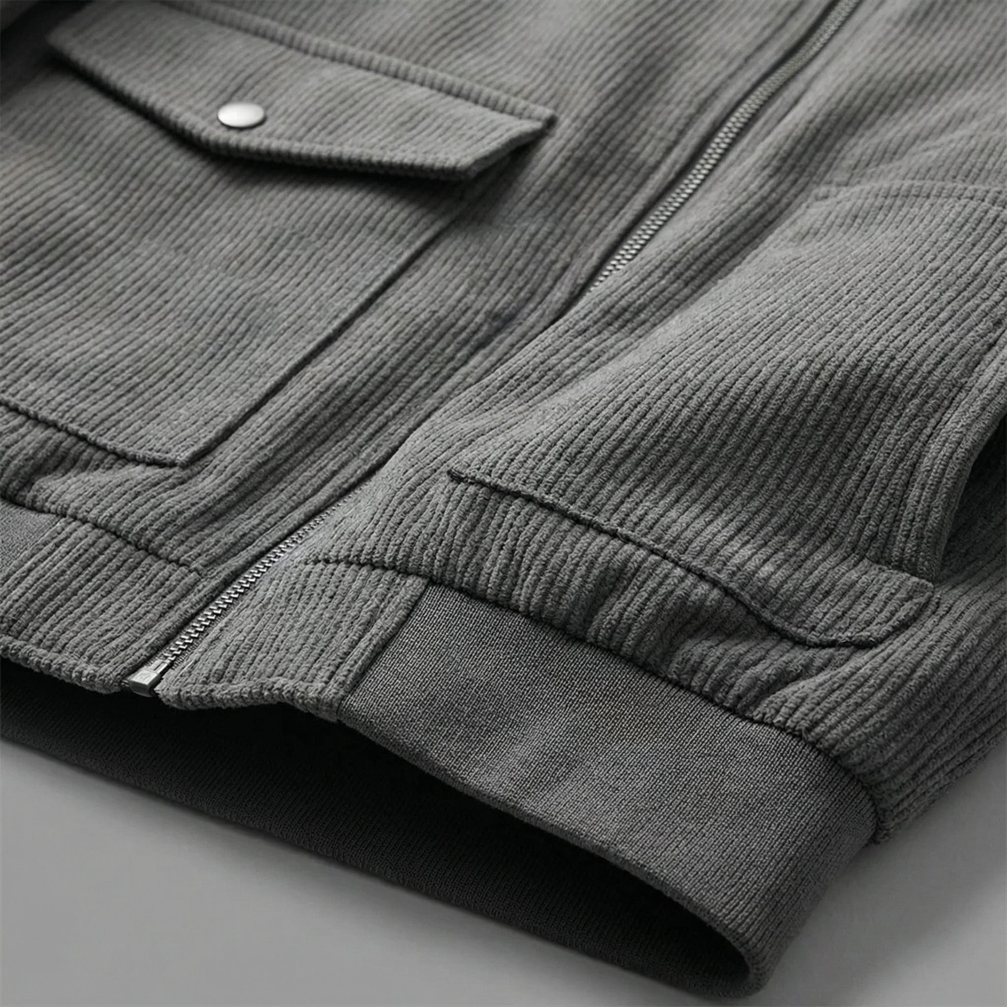 Men's Corduroy Jacket – Gray