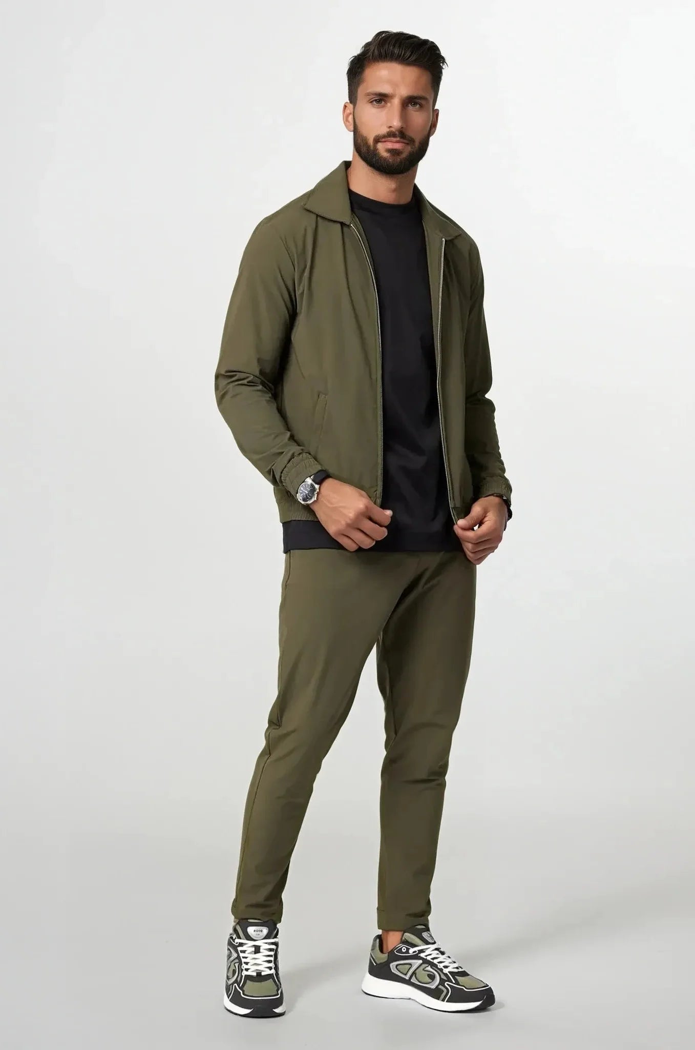 Olive Dynasty Tech Suit