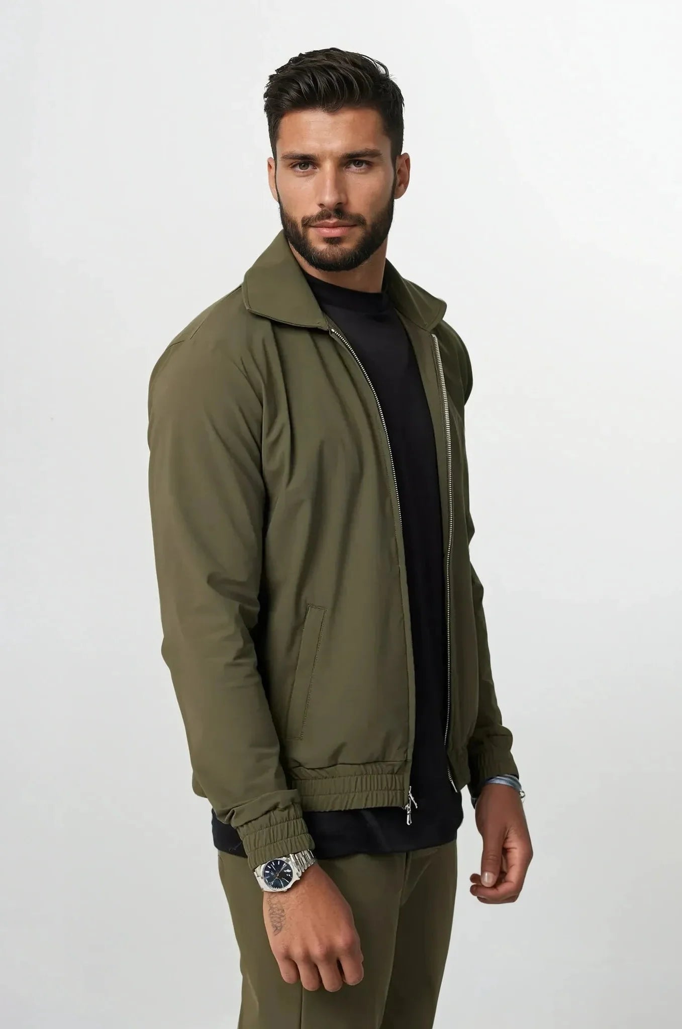 Olive Dynasty Tech Suit