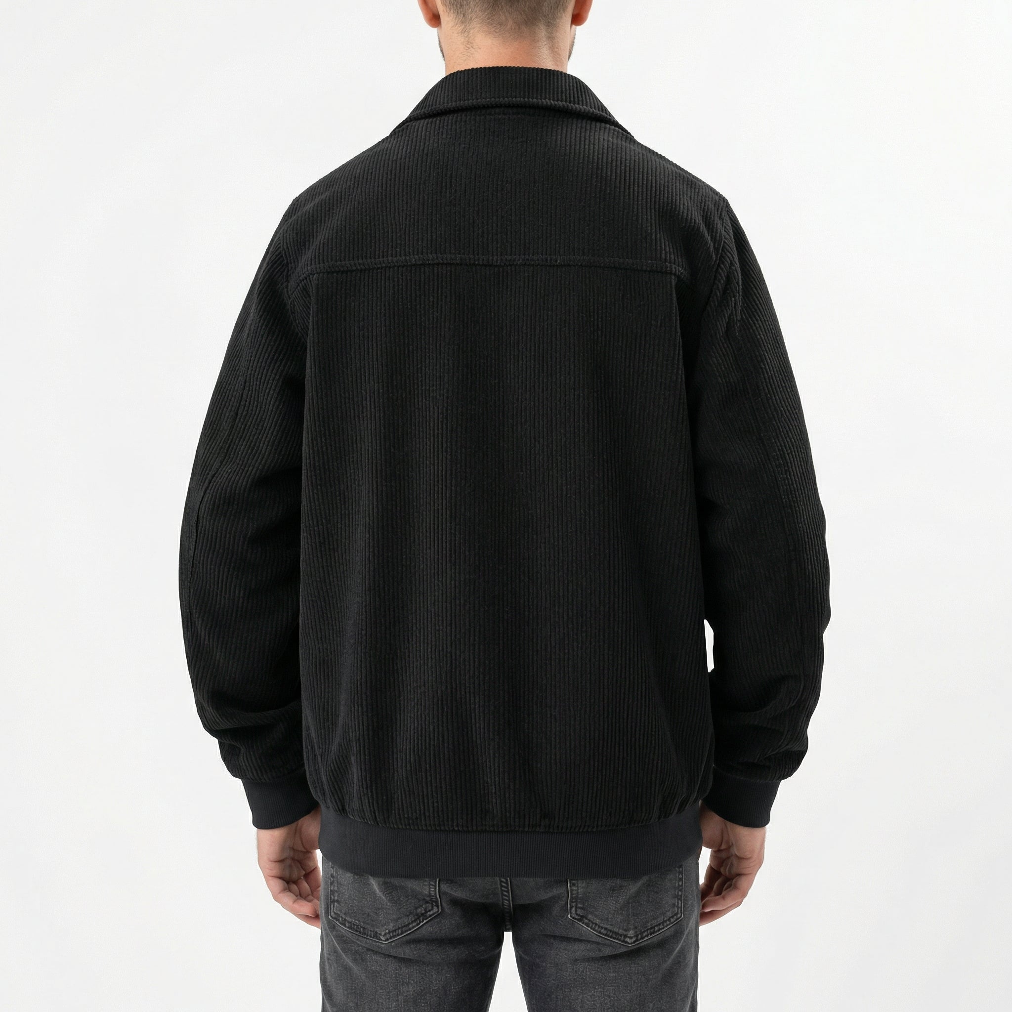 Men's Corduroy Jacket - Black