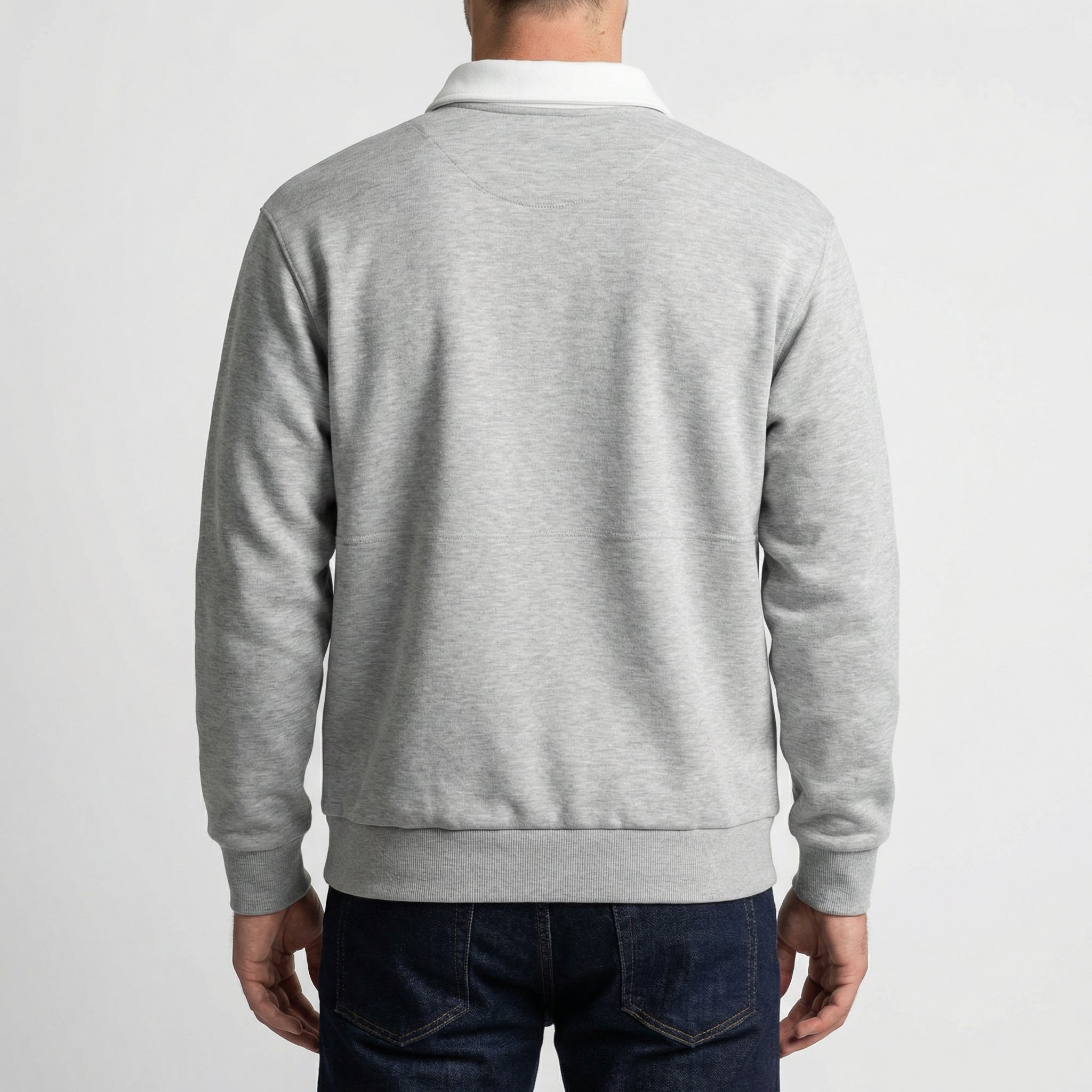 Men's Sweatshirt | Comfortable Casual Pullover for Men Neck – Gray Col