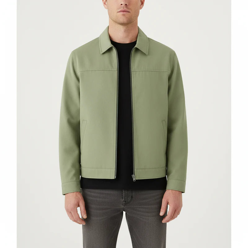 Lightweight Twill Jacket for Men Regular Fit