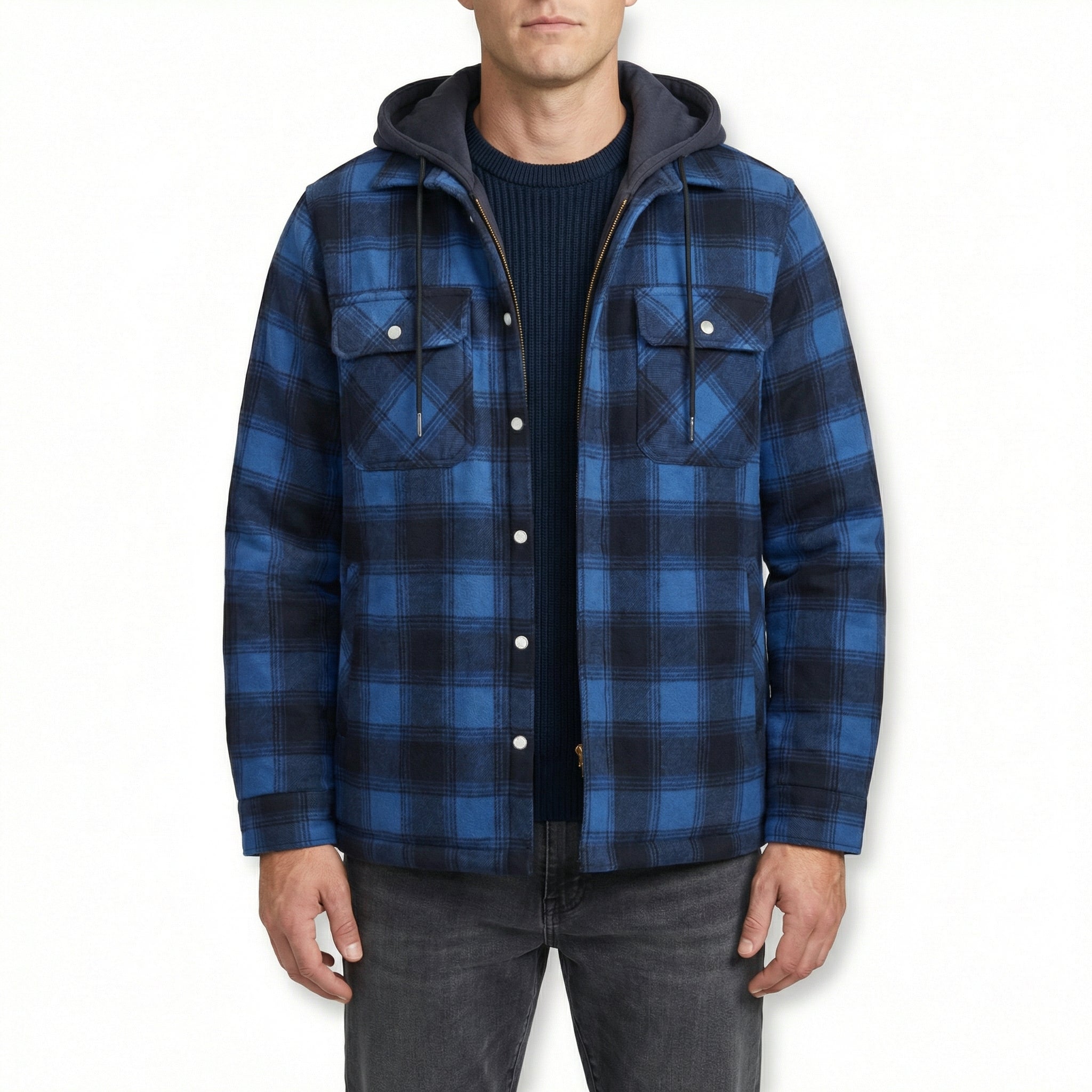 Classic Check Hooded Jacket
