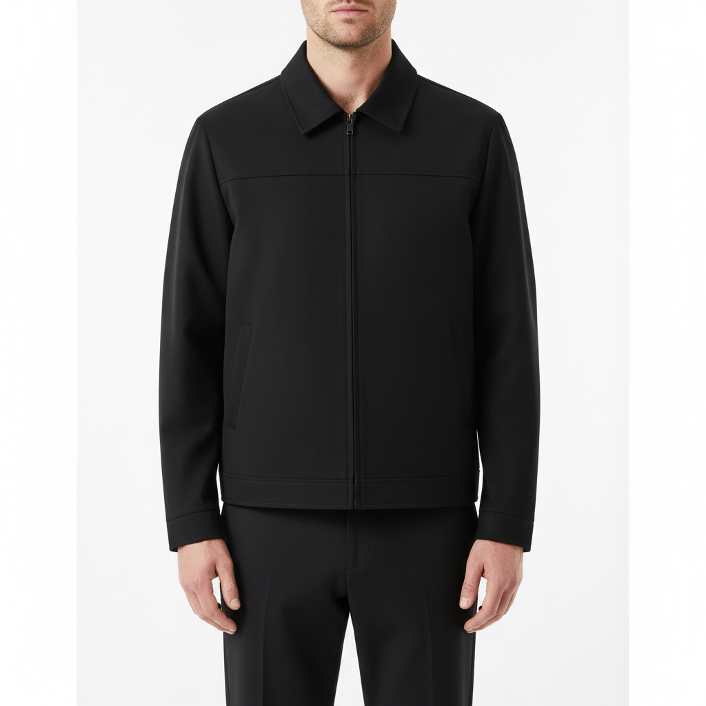 Lightweight Twill Jacket for Men Regular Fit