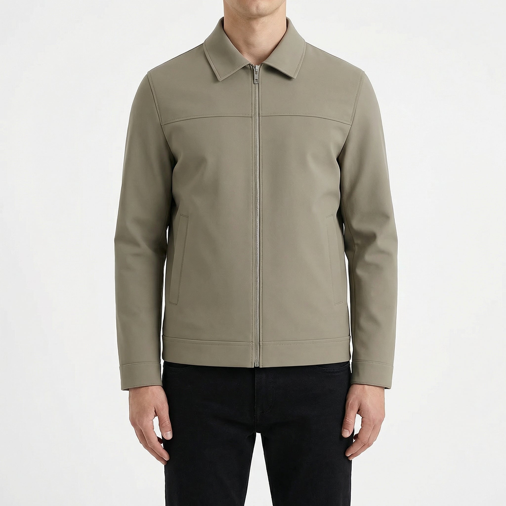 Khaki Casual Jacket