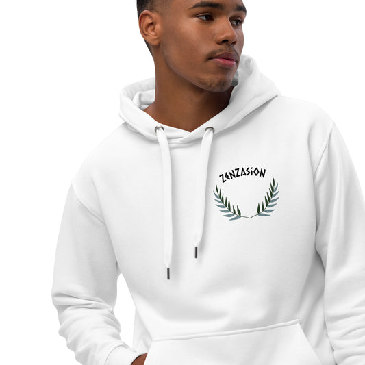 Zenzasion Men's Ceasar  Hoodie White