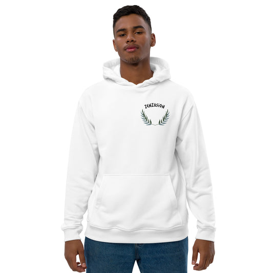 Zenzasion Men's Ceasar  Hoodie White